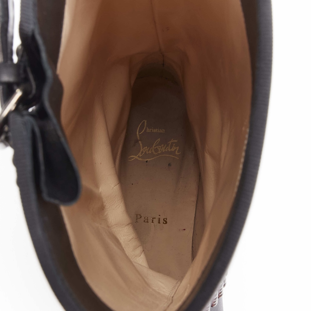 Christian Louboutin Shaggy Platform Heel Boots - Image 12