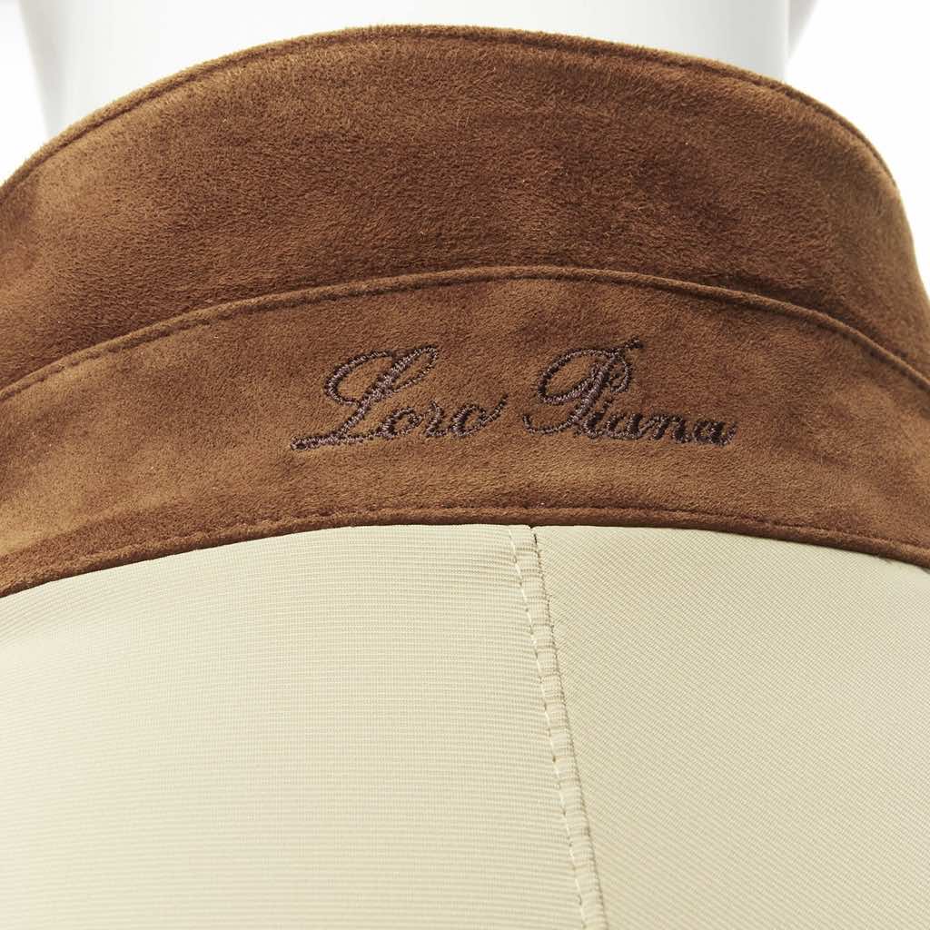 Loro Piana Beige Longline Coat - Back view