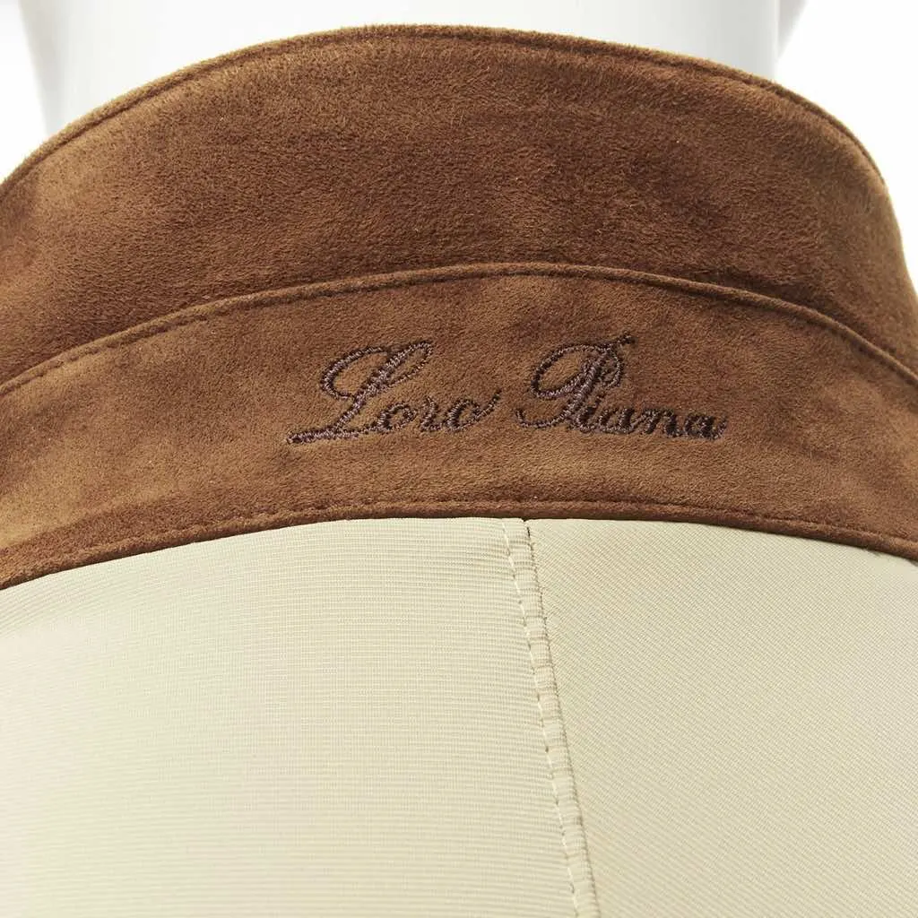 Loro Piana Beige Longline Coat Beige Very good - Back View