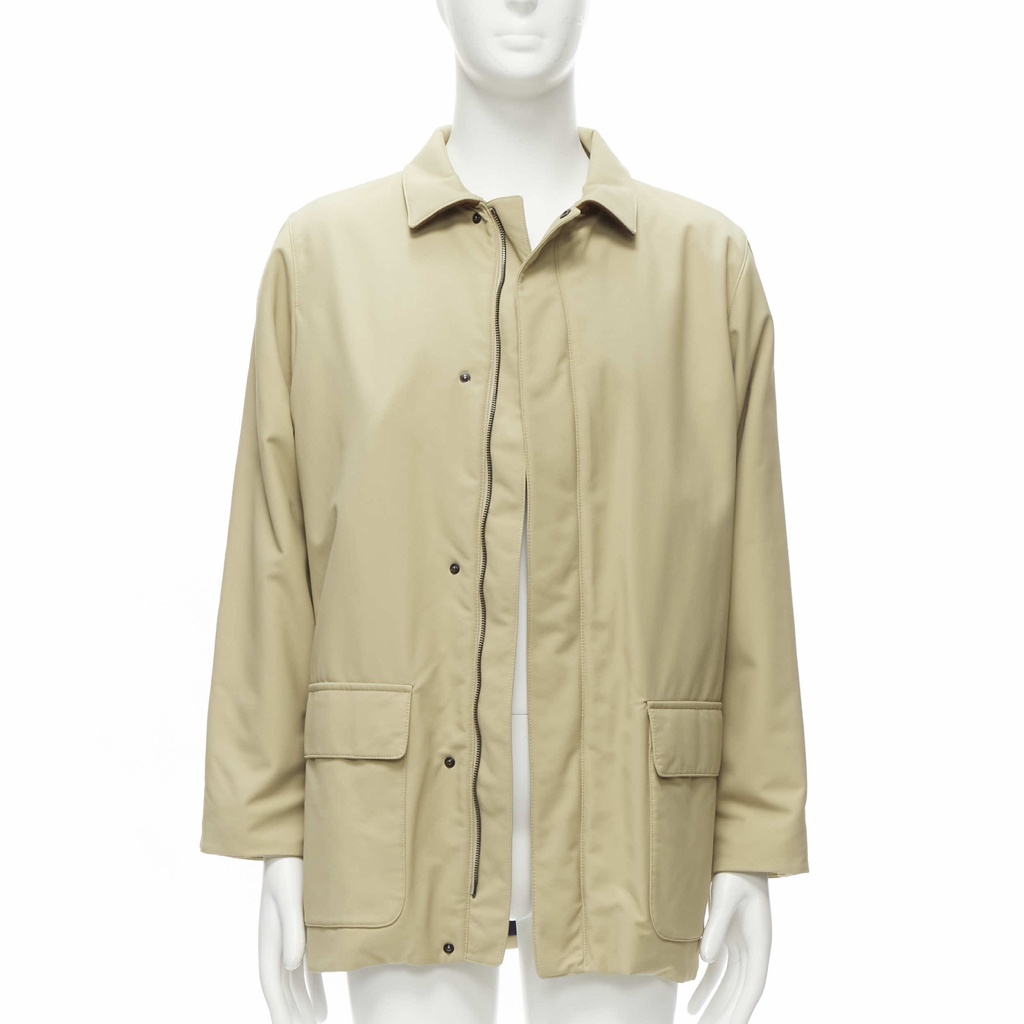 Loro Piana Beige Longline Coat - Image 6