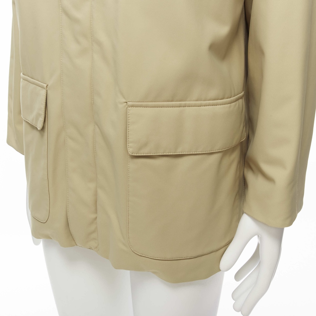 Loro Piana Beige Longline Coat - Image 10
