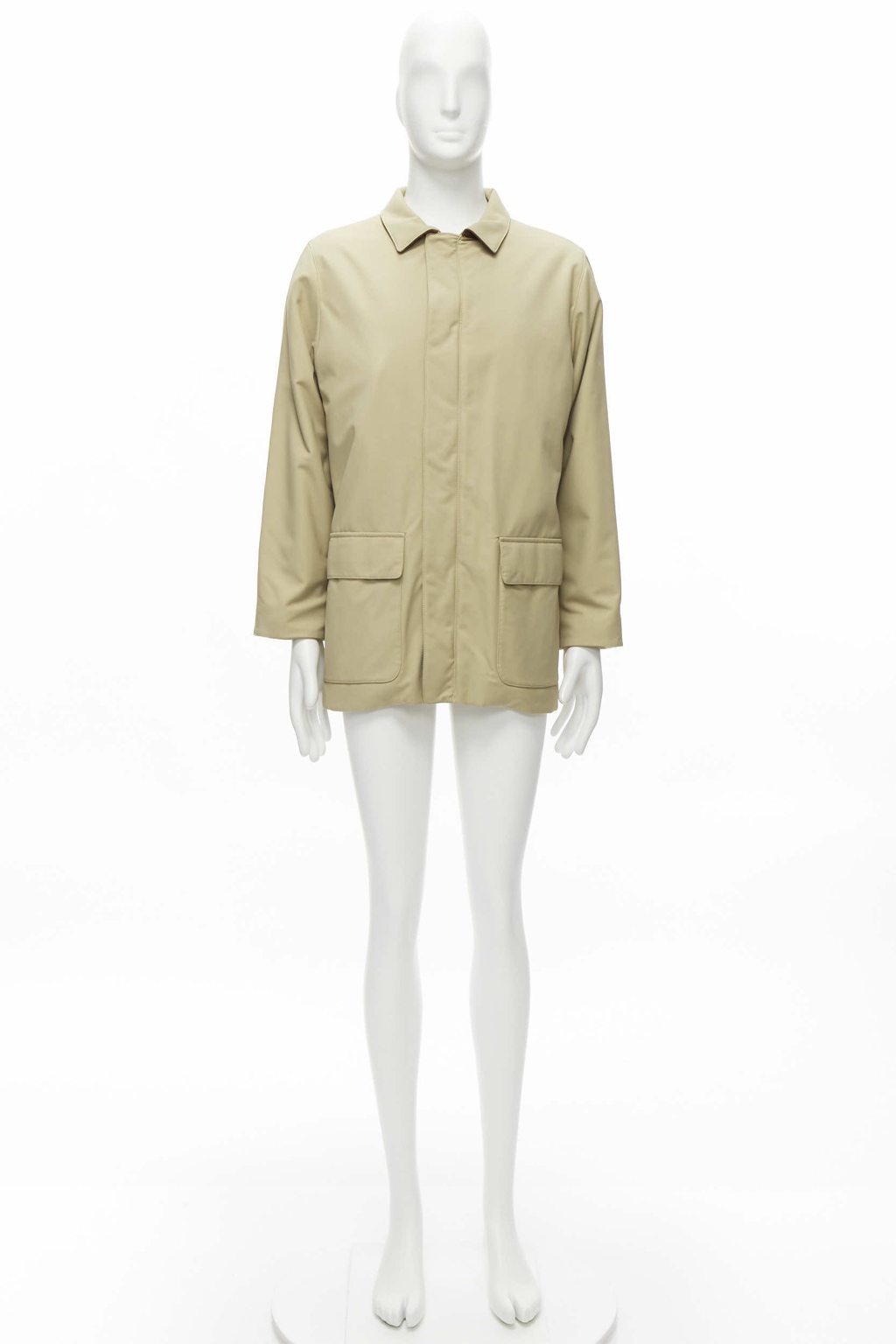 Loro Piana Beige Longline Coat - Image 14