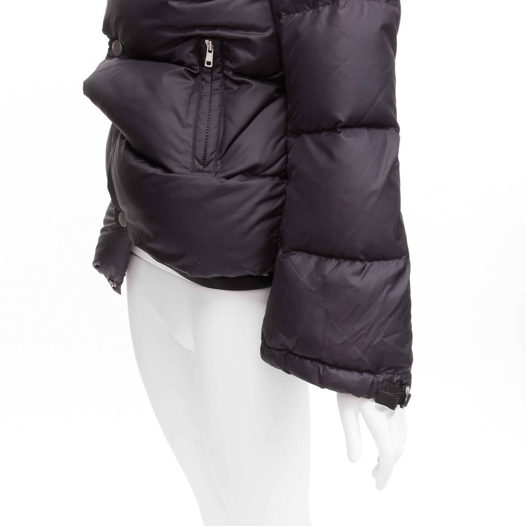 Junya Watanabe Grey Asymmetric Jacket - Image 11