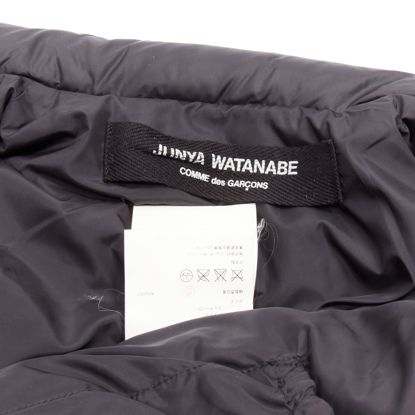 Junya Watanabe Grey Asymmetric Jacket - Image 12