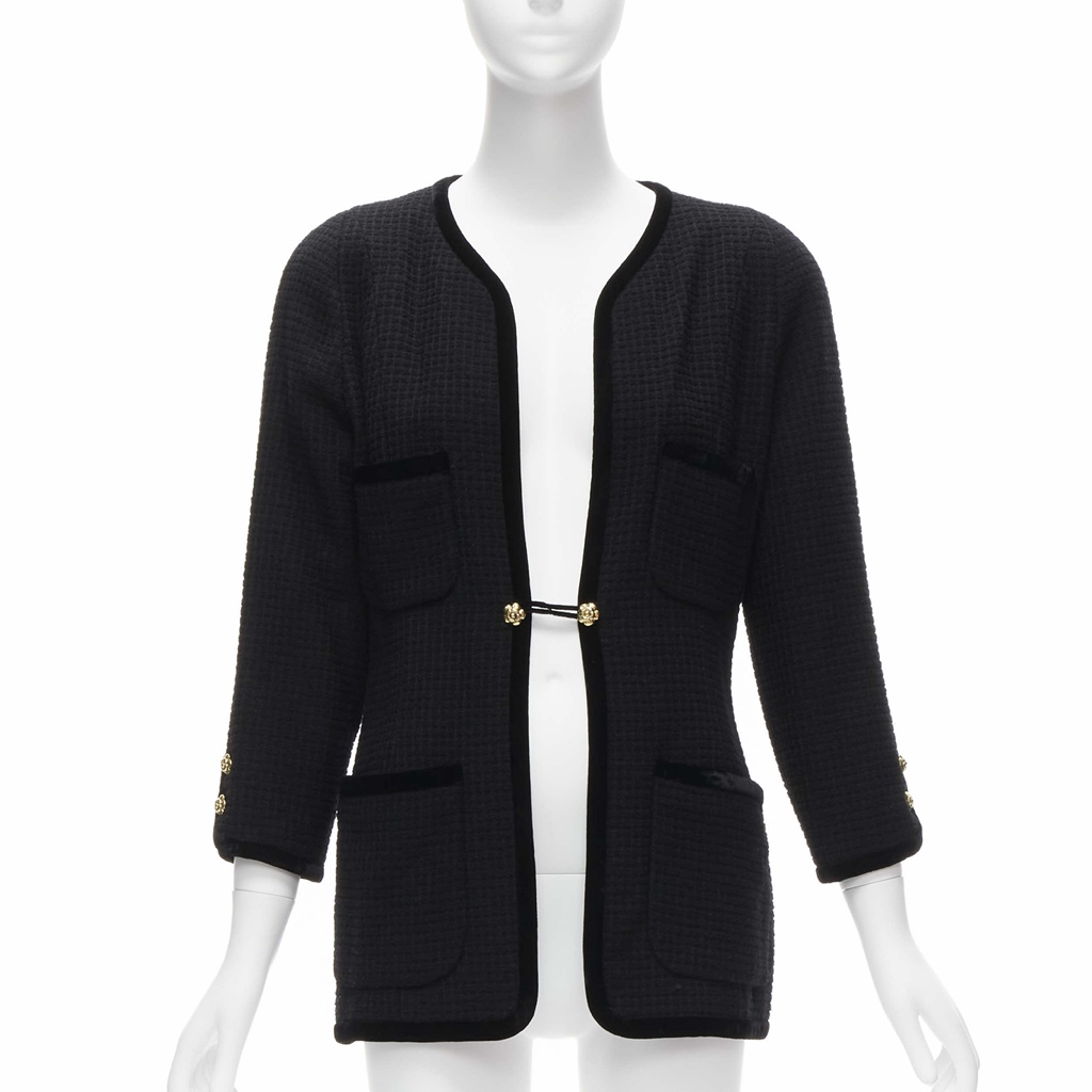 Chanel Black Tweed Jacket