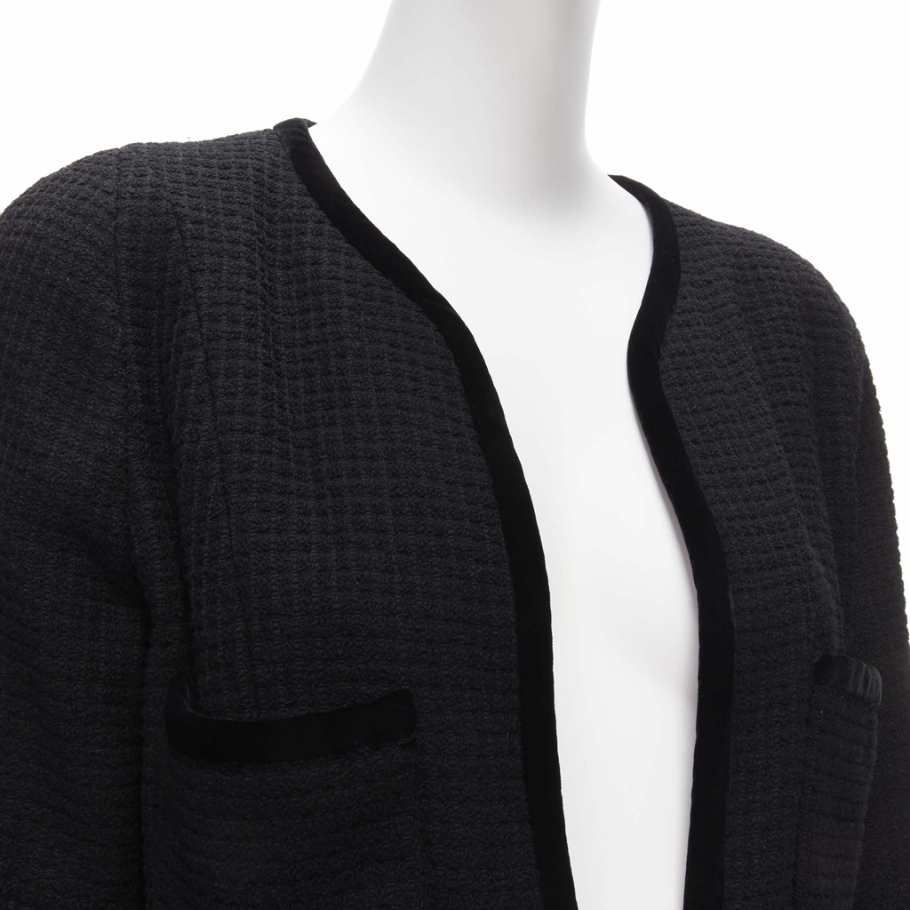 Chanel Black Tweed Jacket - Detail 2