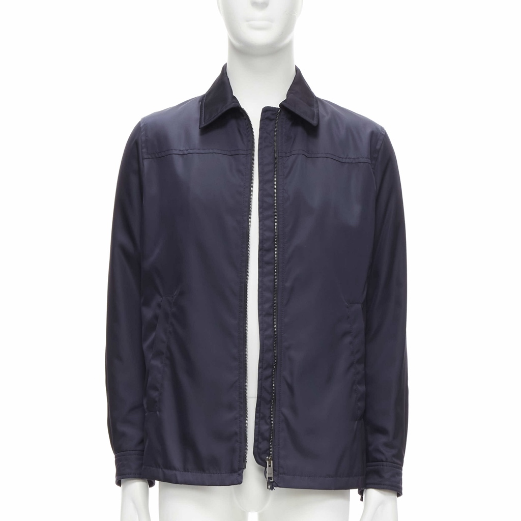 Prada Navy Minimal Jacket
