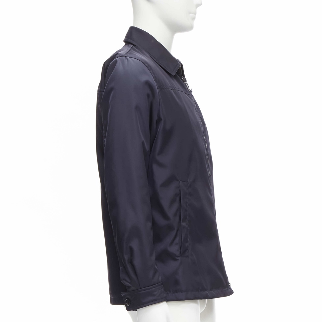 Prada Navy Minimal Jacket - Side view