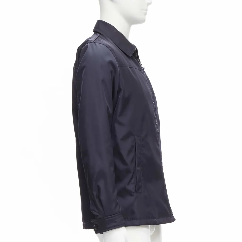 Prada Navy Minimal Jacket Navy Never worn, with tag - Box View