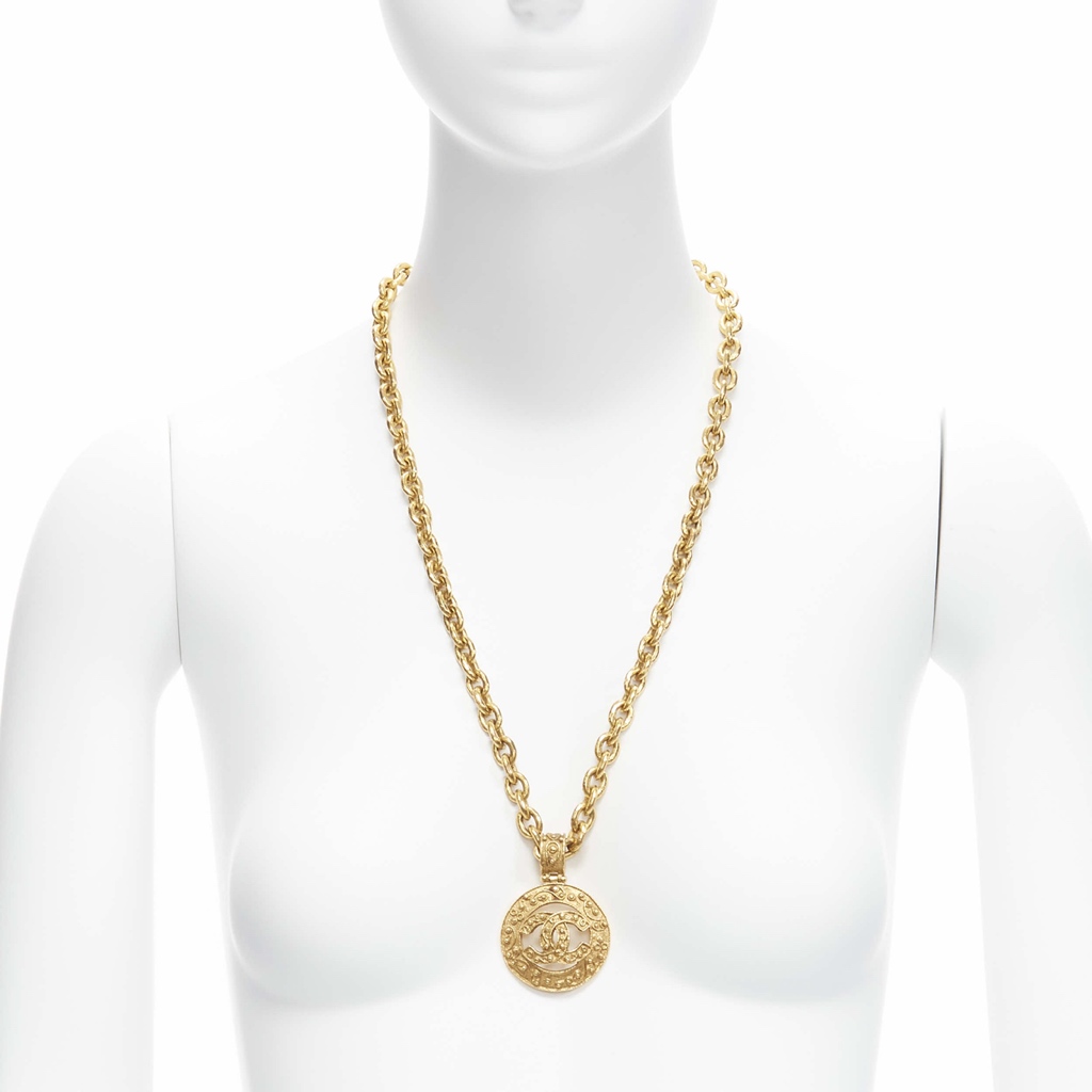 Chanel CC Coin Necklace - Back view