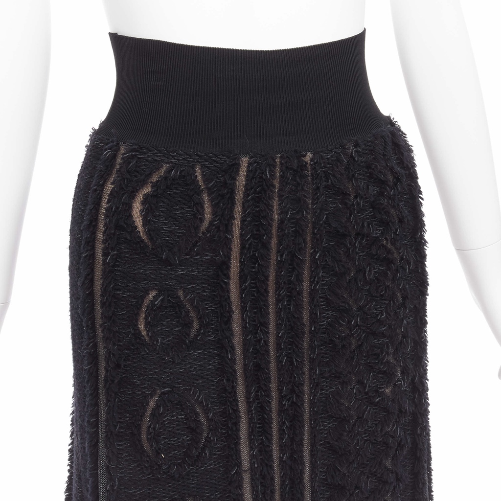 Louis Vuitton Mesh Cutout Skirt - Back view