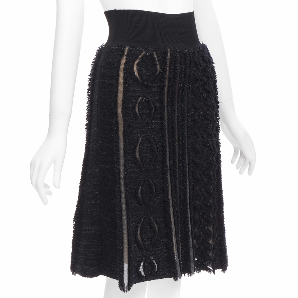 Louis Vuitton Mesh Cutout Skirt - Image 6