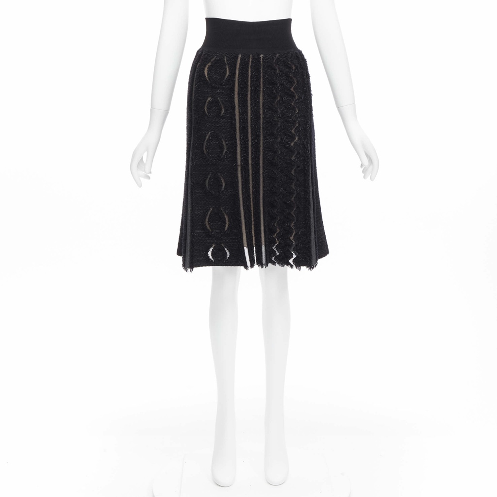 Louis Vuitton Mesh Cutout Skirt - Image 12
