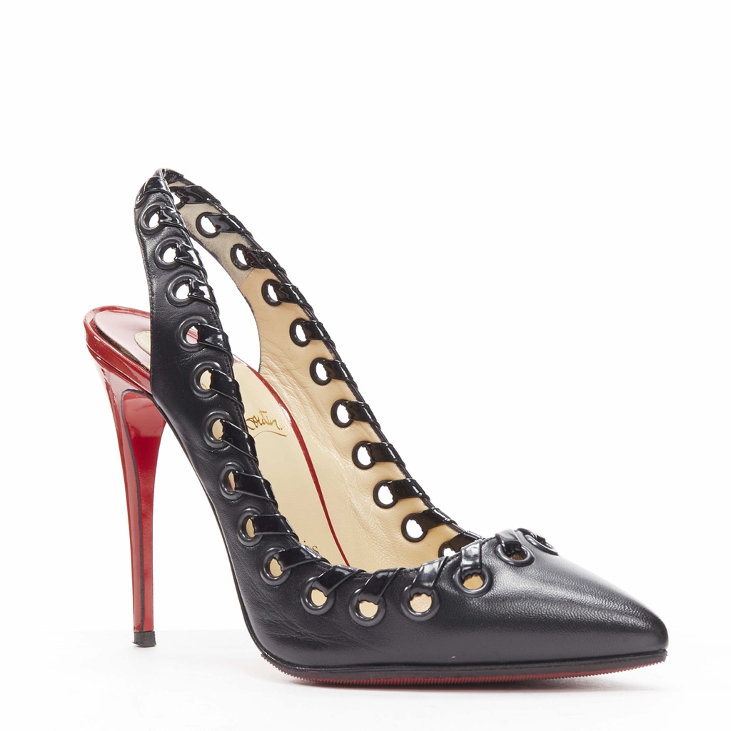 Christian Louboutin Ostri 100 - Back view