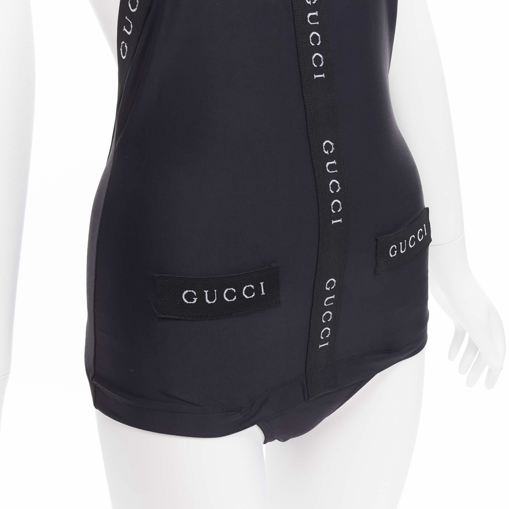 Gucci Logo Halter Swimwear - Back view