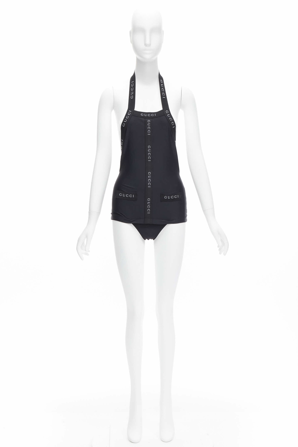 Gucci Logo Halter Swimwear - Image 12