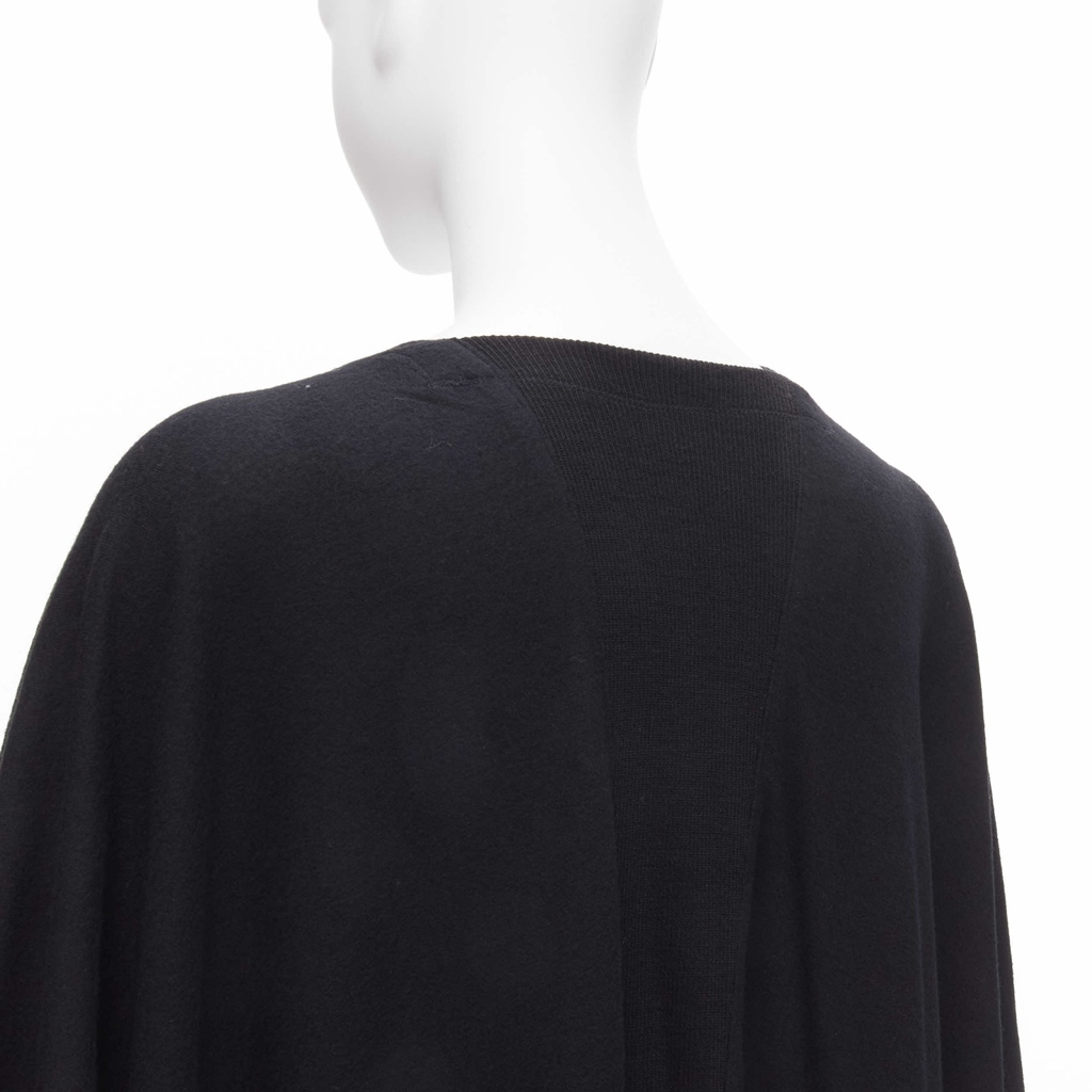 Issey Miyake Black Draped Coat - Image 10