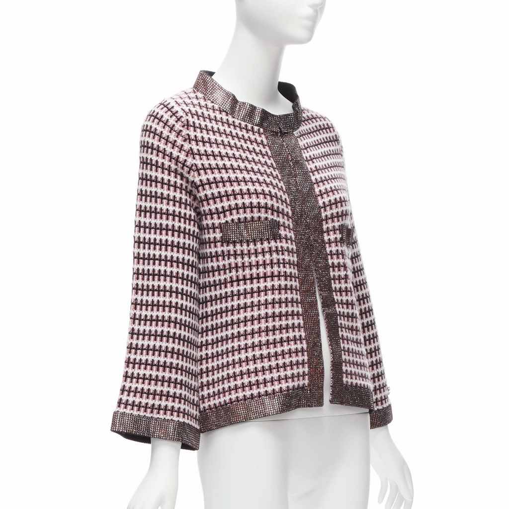 Chanel Crystal Trim Cardigan - 4