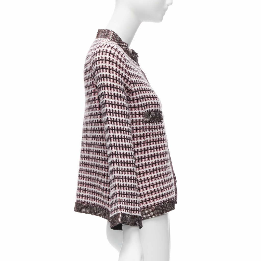 Chanel Crystal Trim Cardigan - Side view