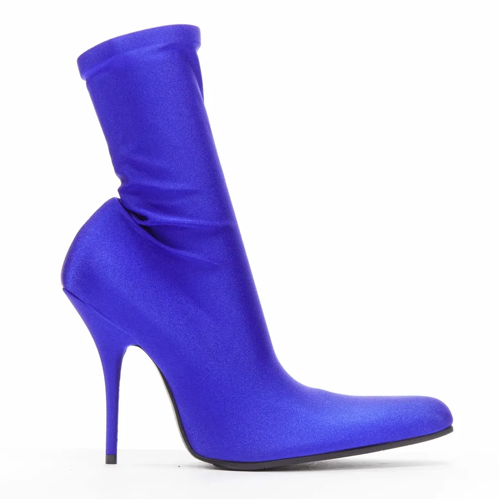 Balenciaga Sock boot Blue Never worn - Front View