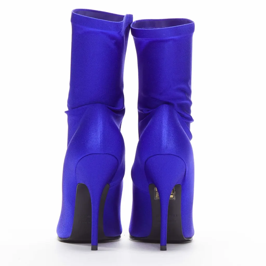 Balenciaga Sock boot Blue Never worn - Box View