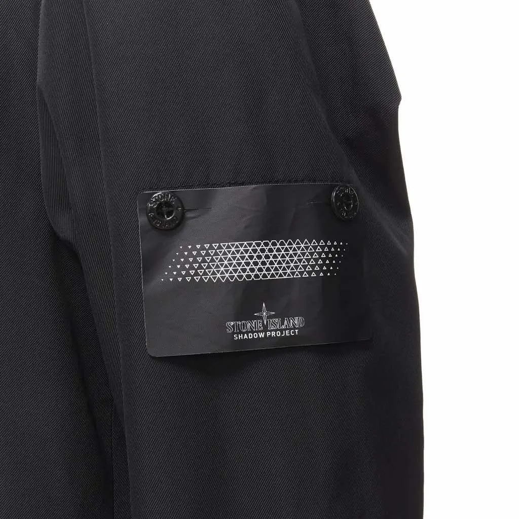 Stone Island Black Technical Blazer Black Very good - Back View