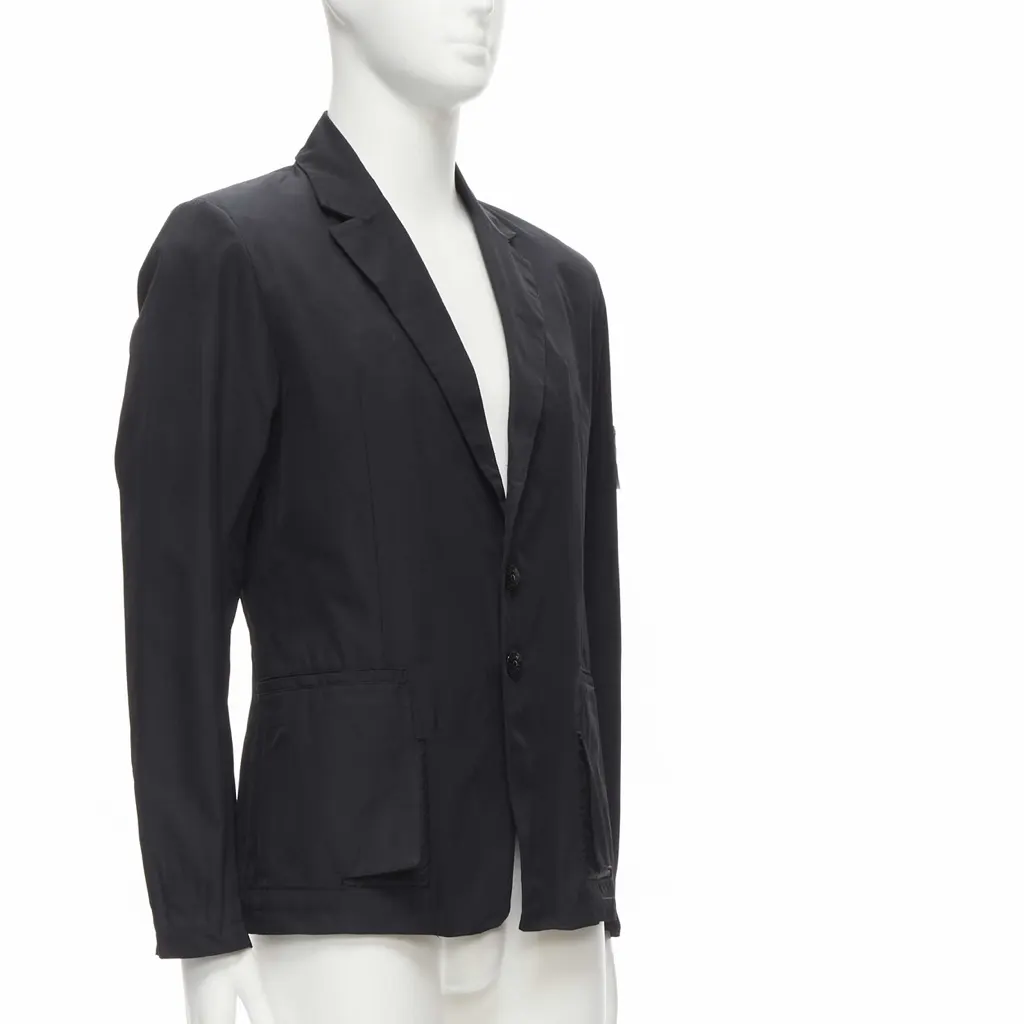 Stone Island Black Technical Blazer Black Very good - Inside View