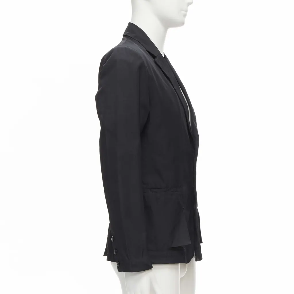 Stone Island Black Technical Blazer Black Very good - Model View