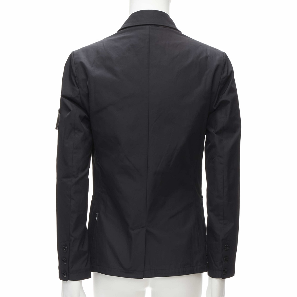 Stone Island Black Technical Blazer - Side view
