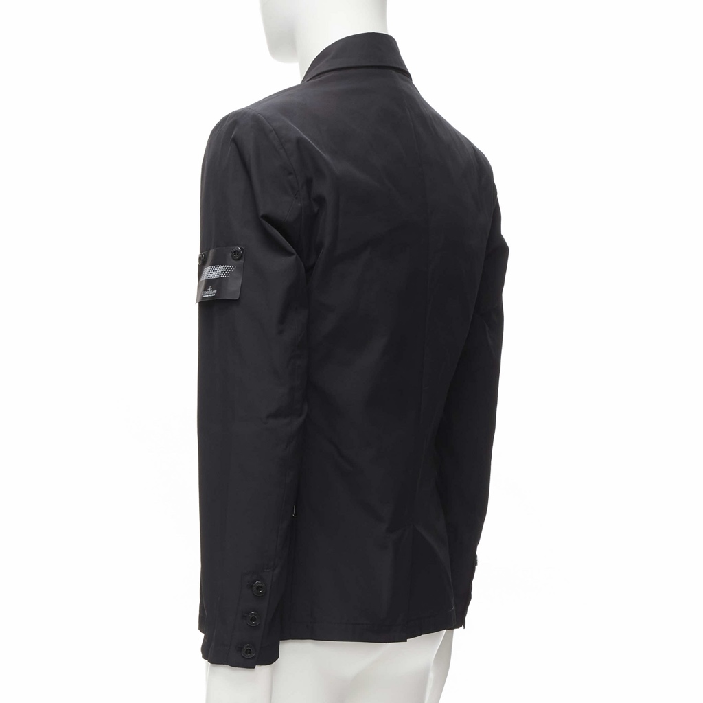 Stone Island Black Technical Blazer - Detail 1