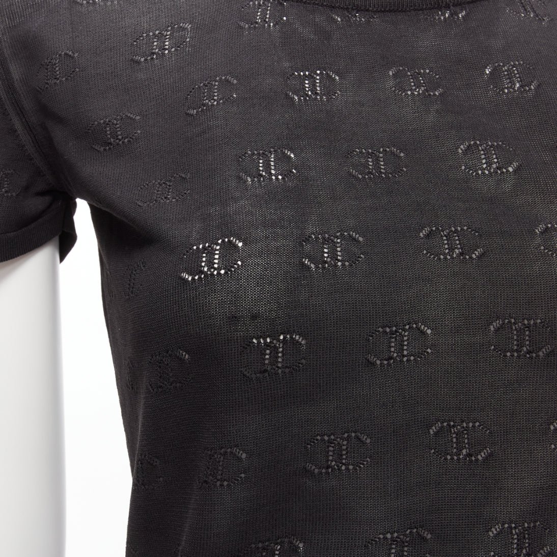 Chanel Monogram Knit Top - Back view