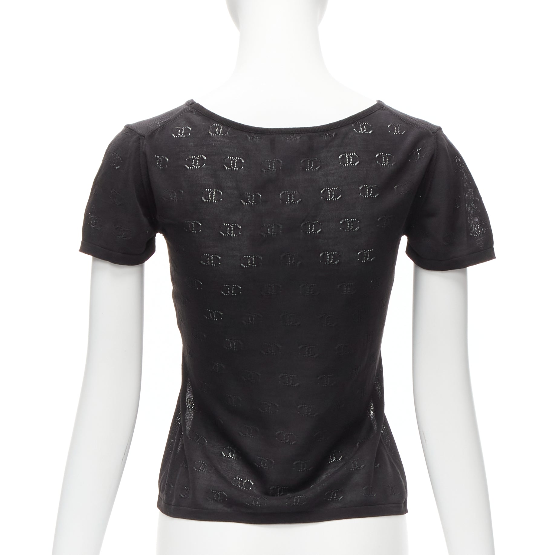 Chanel Monogram Knit Top - Side view