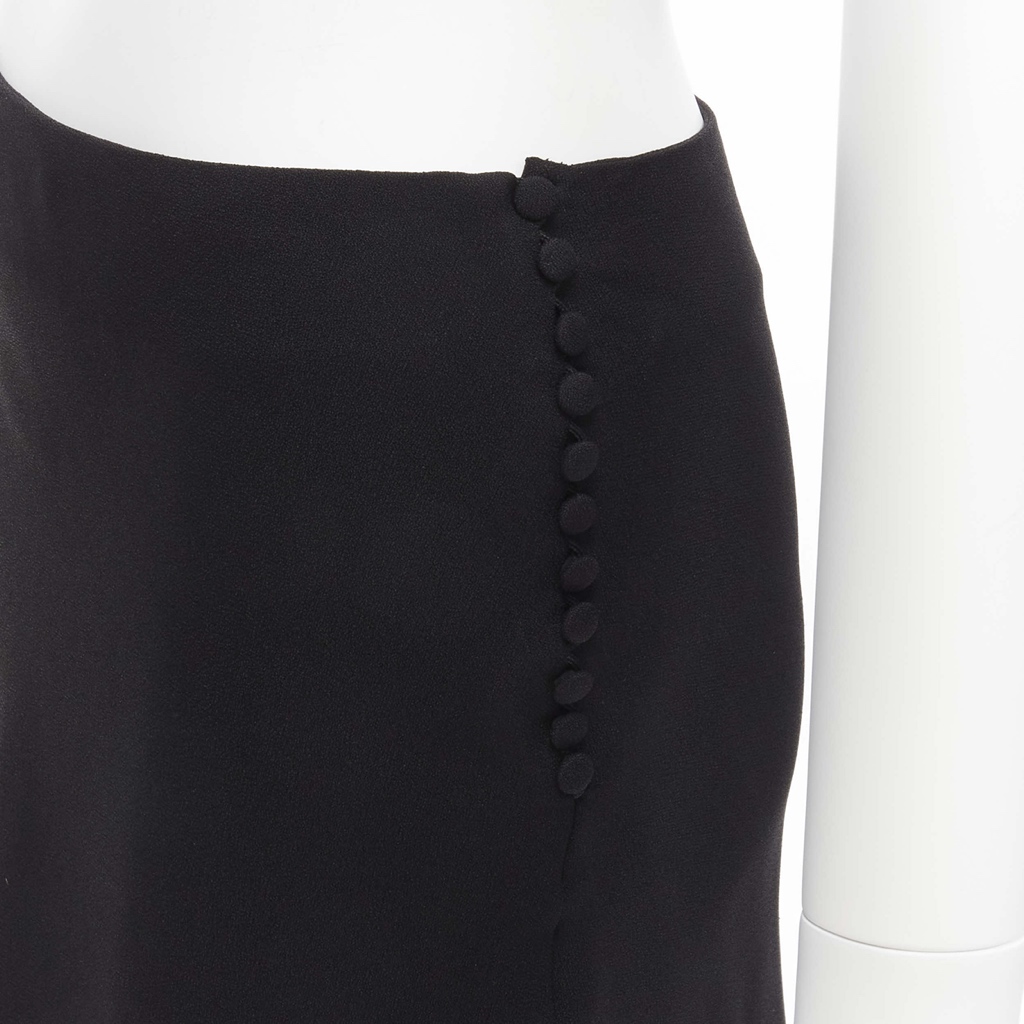 Christian Dior Lace Trim Skirt - Back view