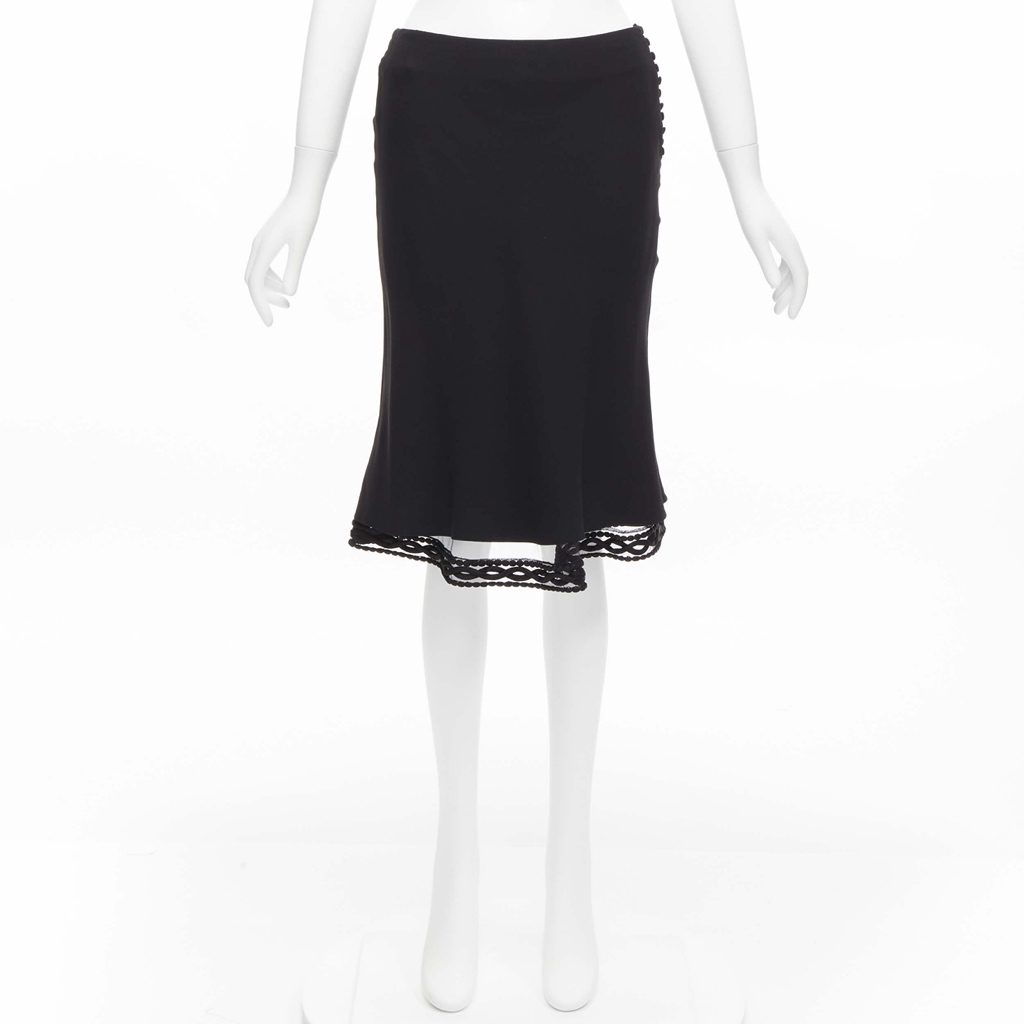 Christian Dior Lace Trim Skirt - Image 12