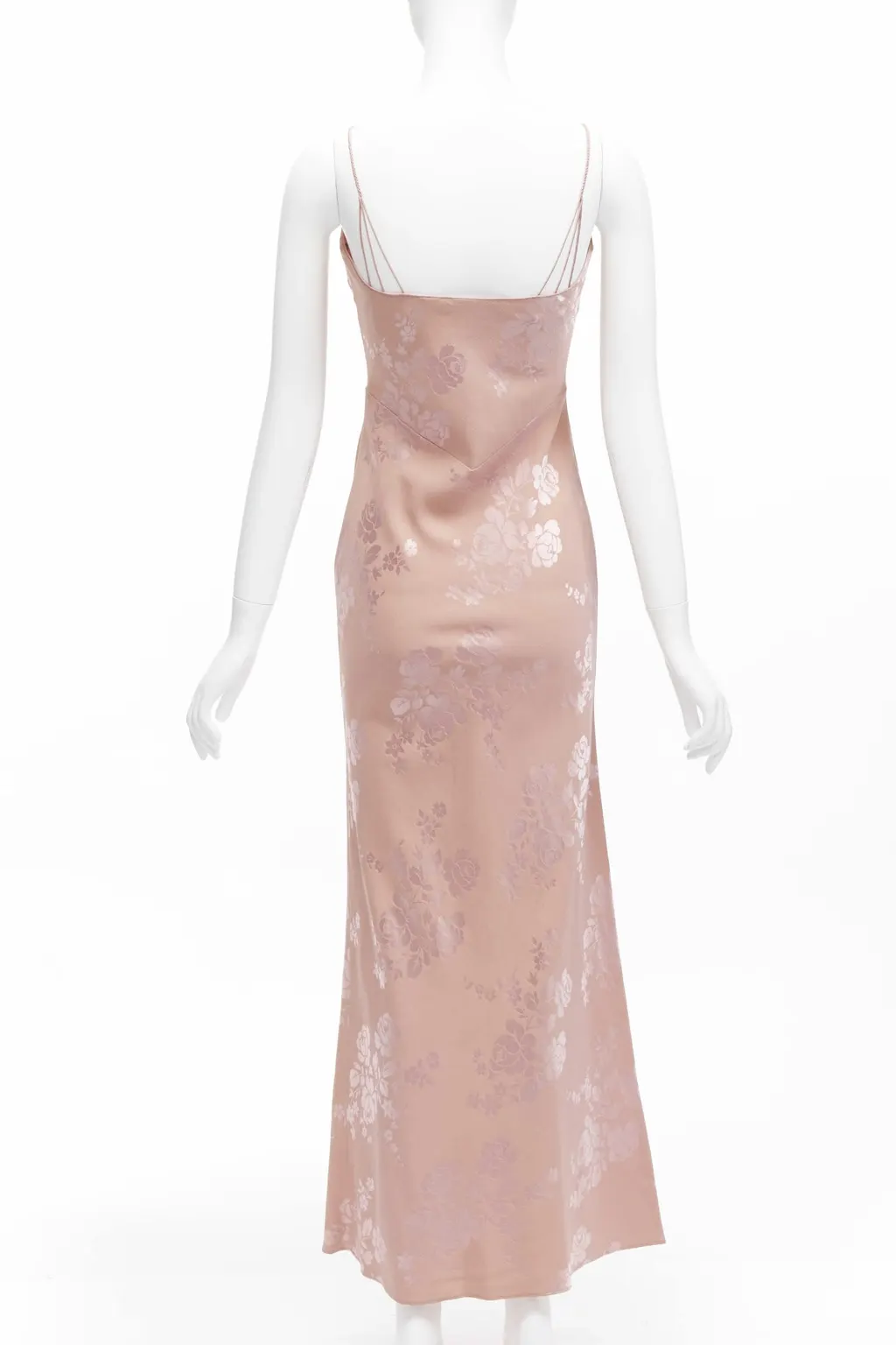 Dior Floral Jacquard Dress Pink Wool Never worn - Box View