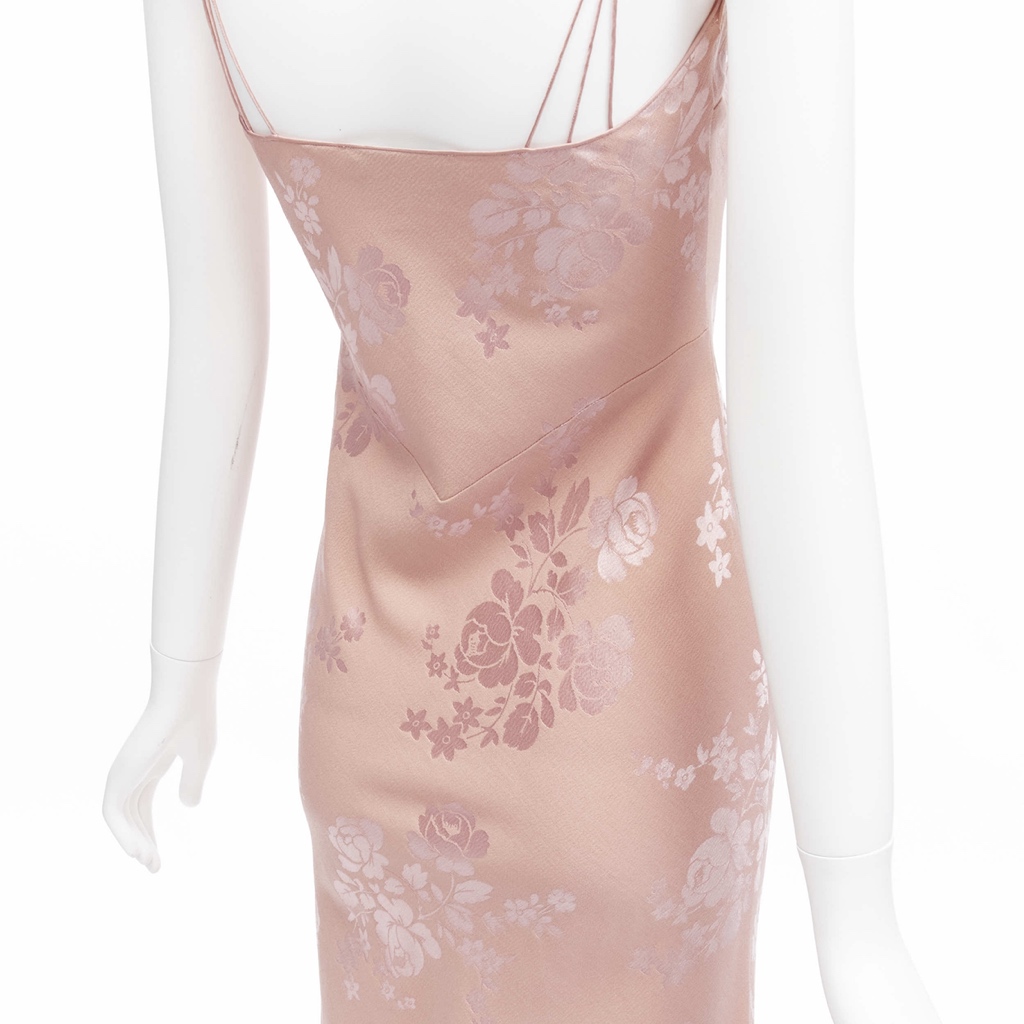 Christian Dior Floral Jacquard Dress - Image 10