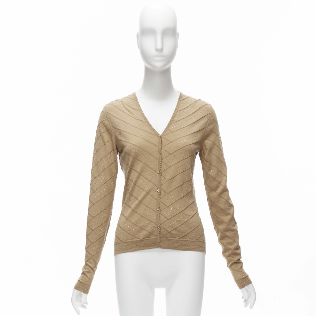Christian Dior Logo Knit Cardigan - Image 12
