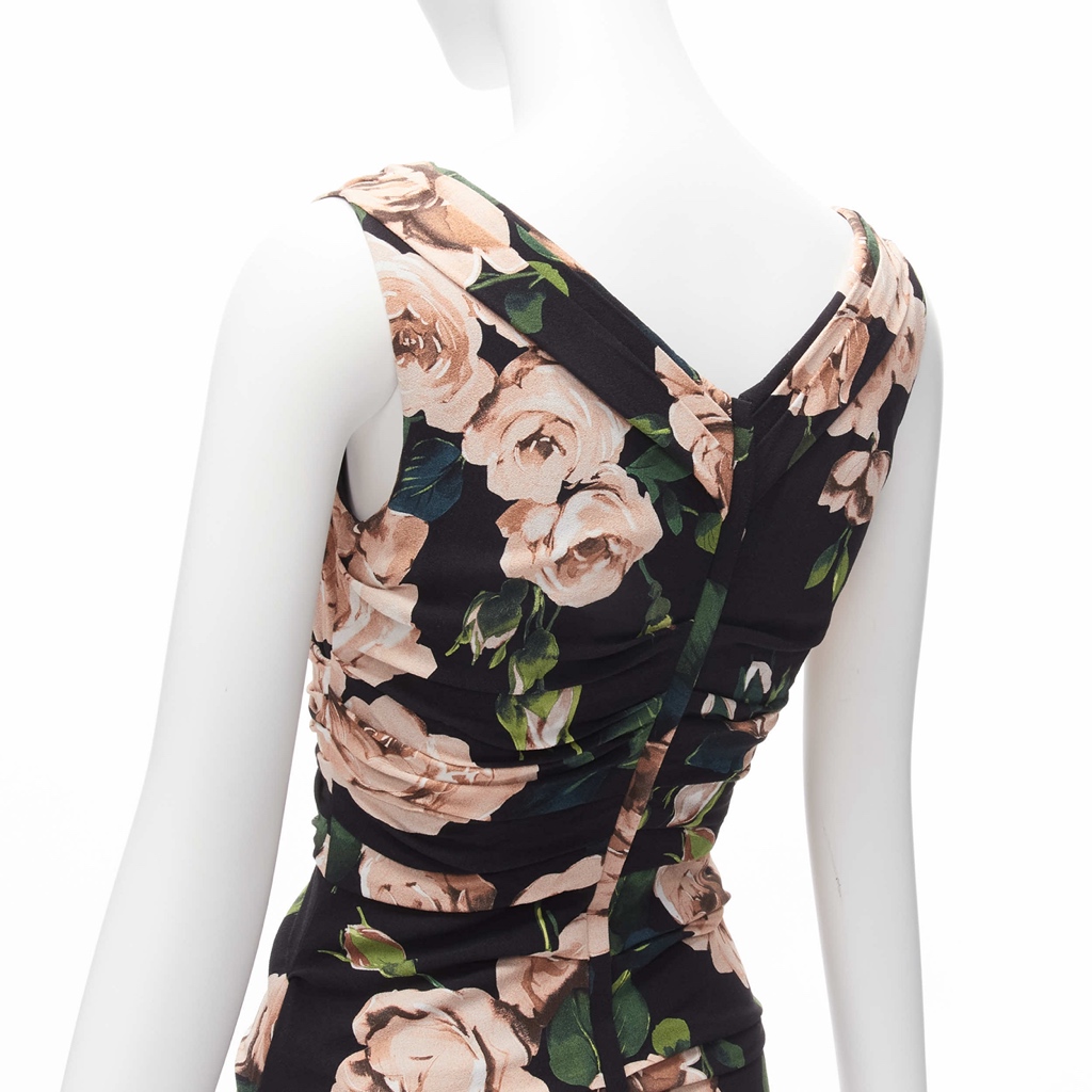 Dolce & Gabbana Rose Silk Dress - Detail 2