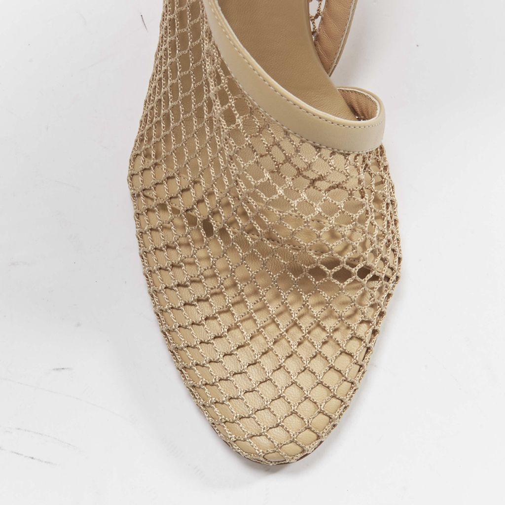 Bottega Veneta Fishnet Chain Heels - Detail 1