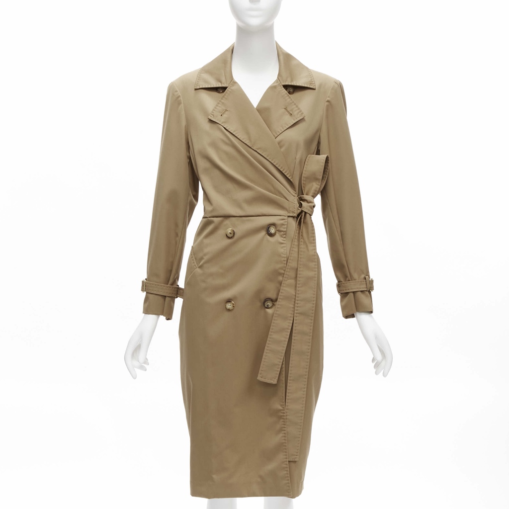Max Mara Tan Wrap Trench Coat