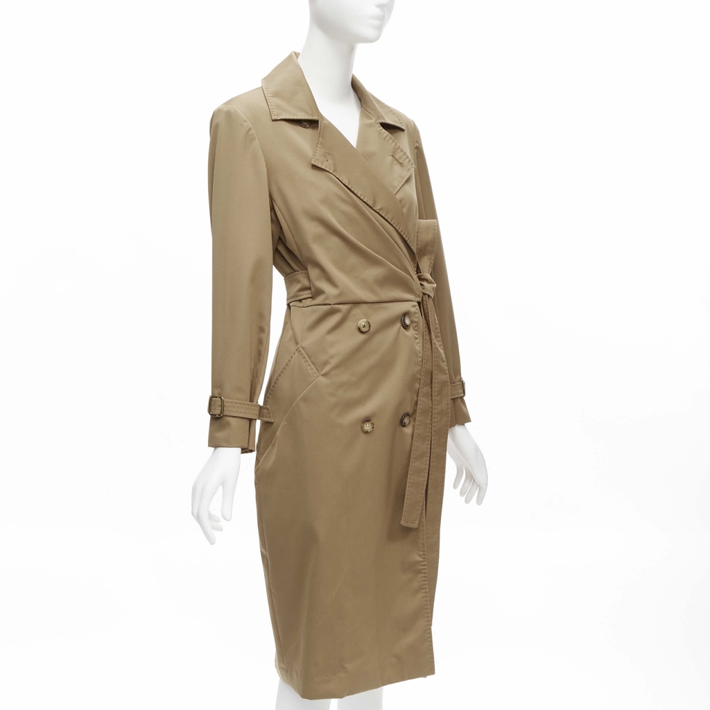 Max Mara Tan Wrap Trench Coat - Image 6
