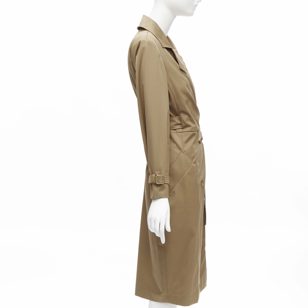 Max Mara Tan Wrap Trench Coat - 4