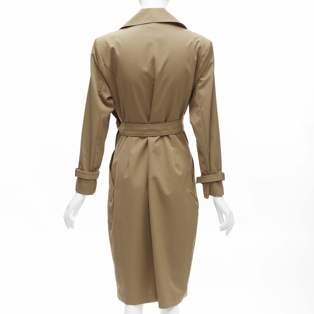 Max Mara Tan Wrap Trench Coat - Detail 1