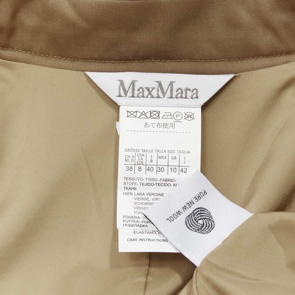 Max Mara Tan Wrap Trench Coat - Image 11