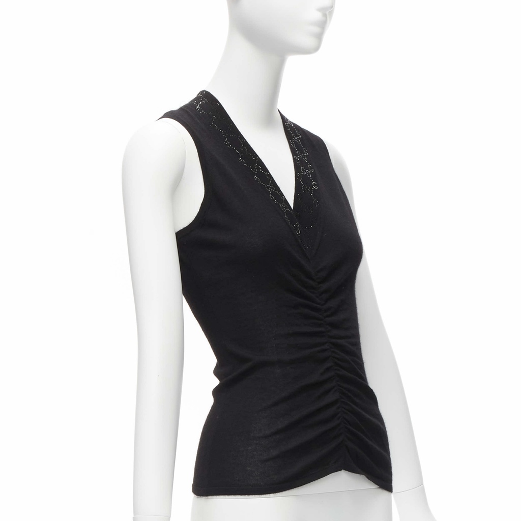 Gucci Monogram Knit Vest - Image 6