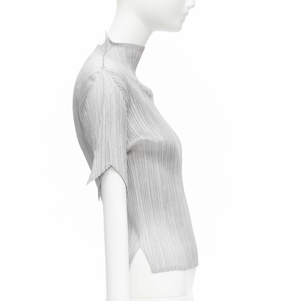 Issey Miyake Spike Pleats Top - 4