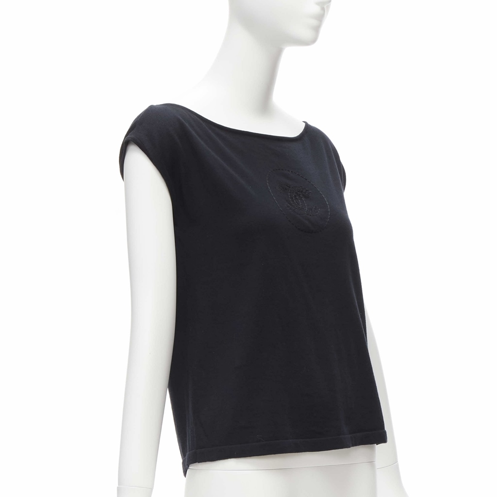 Chanel Topstitch Boat Top - Image 6