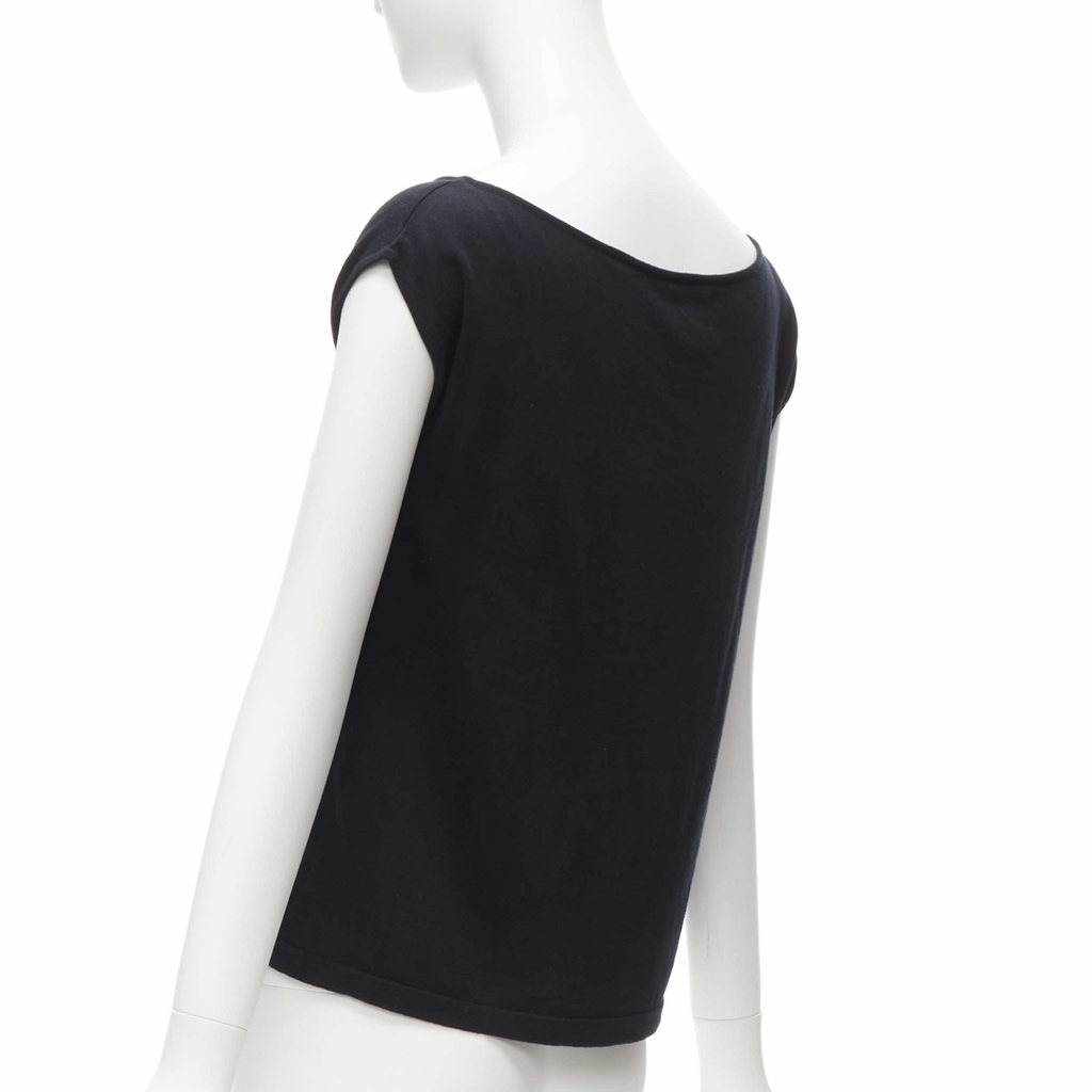 Chanel Topstitch Boat Top - Detail 1