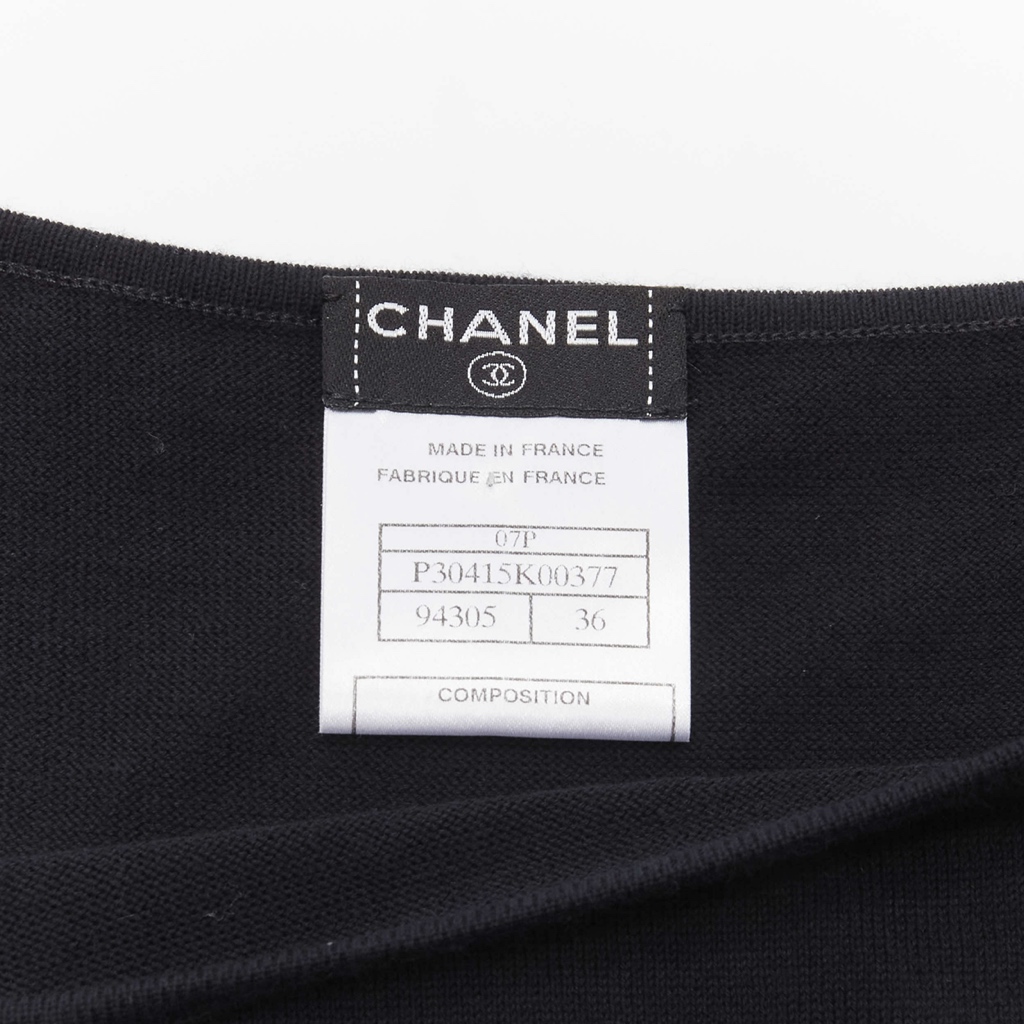 Chanel Topstitch Boat Top - Image 11