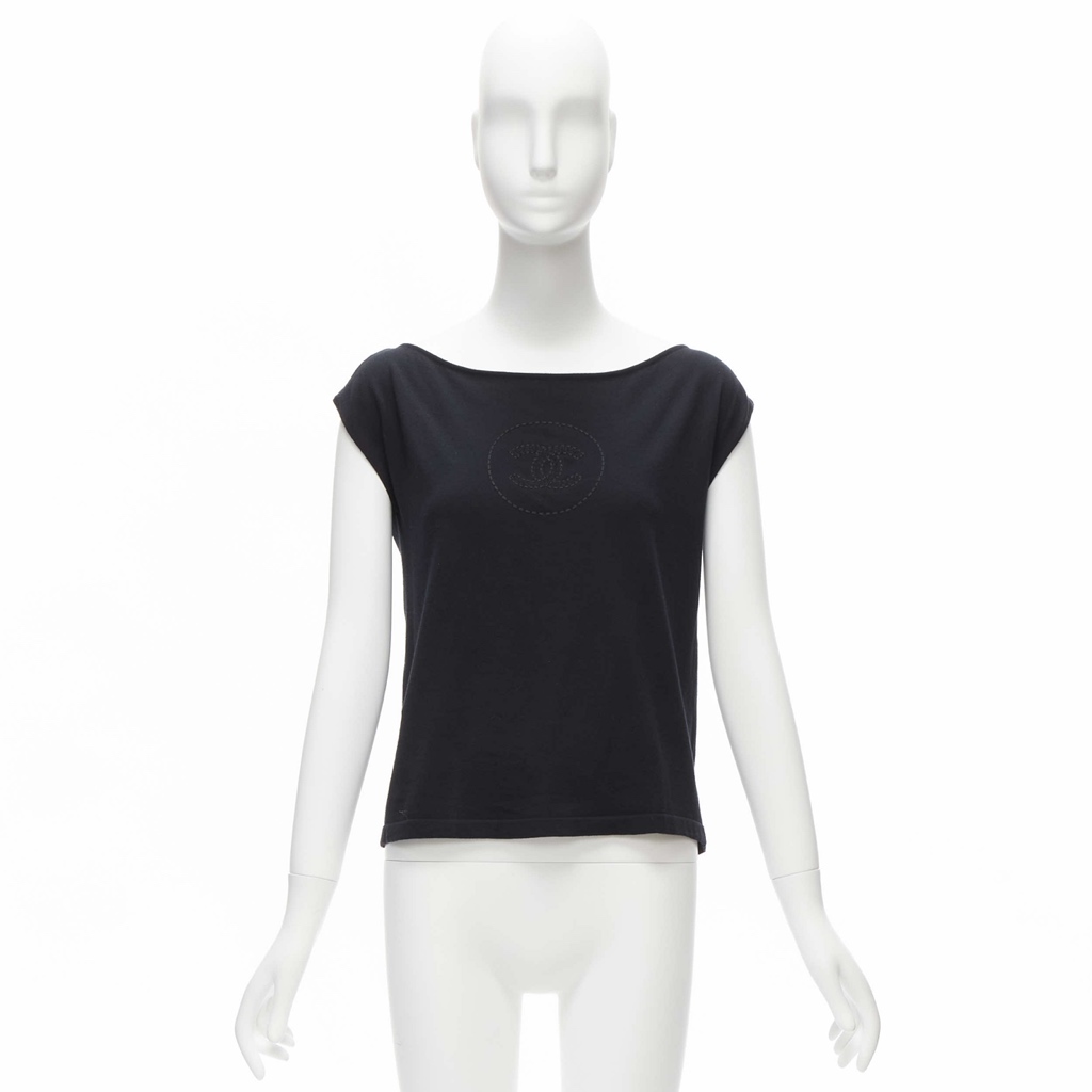 Chanel Topstitch Boat Top - Image 12